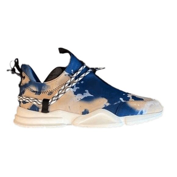 NWOT LIMITED EDITION RARE Martell John Geiger 002 Blue Swift Cloud Camo Sneakers - Picture 2 of 11